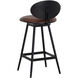 Ember 35 inch Bravo Cognac Swivel Counter Stool, Swivel